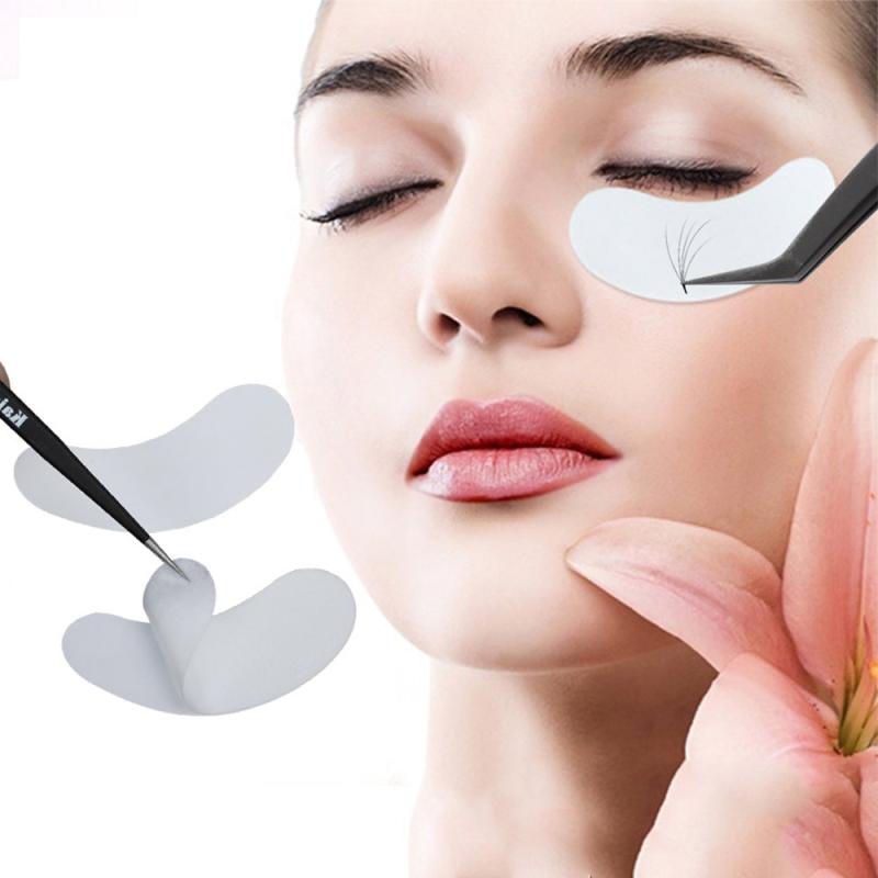 Eyelash Extension Gel Patches Kit with Transparent Cosmetic Bag