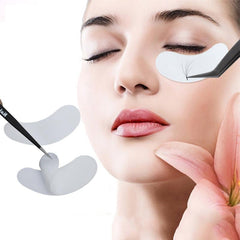Eyelash Extension Gel Patches Kit with Transparent Cosmetic Bag