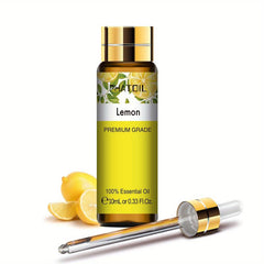 Lemon Essential Oil 10ml - Aromatherapy Diffusers Humidifier Massage Sleep Relax
