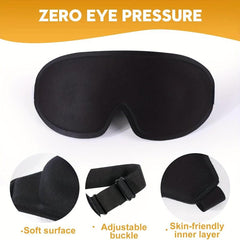 3D Blackout Sleep Eye Mask for Men & Women