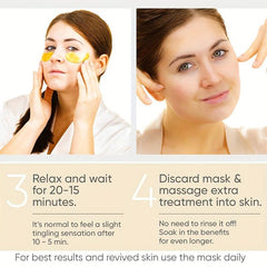 24K Eye Mask Smoothing Fine Lines Eye Mask Lifting Firming Moisturizing Patch