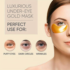 24K Eye Mask Smoothing Fine Lines Eye Mask Lifting Firming Moisturizing Patch