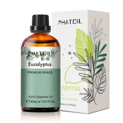 30ml Eucalyptus Essential Oil w/ Glass Dropper for Aromatherapy Diffusers