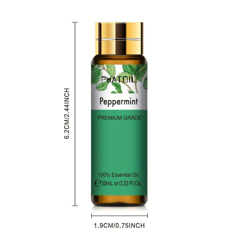 Peppermint Essential Oil 10ml for Aromatherapy Diffusers
