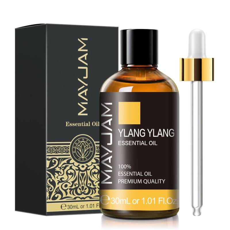 Ylang Ylang Essential Oil - Aromatherapy Diffusers Skin Care Massage - Soothe