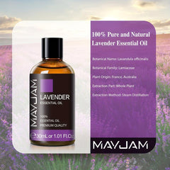 Lavender Essential Oil 30ml - 100% Pure Aromatherapy for Body & Diffusers