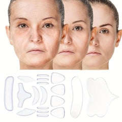 18 Pcs Wrinkle Patches Chest Wrinkle Pads Facial Wrinkle Remover Strips