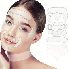 18 Pcs Wrinkle Patches Chest Wrinkle Pads Facial Wrinkle Remover Strips