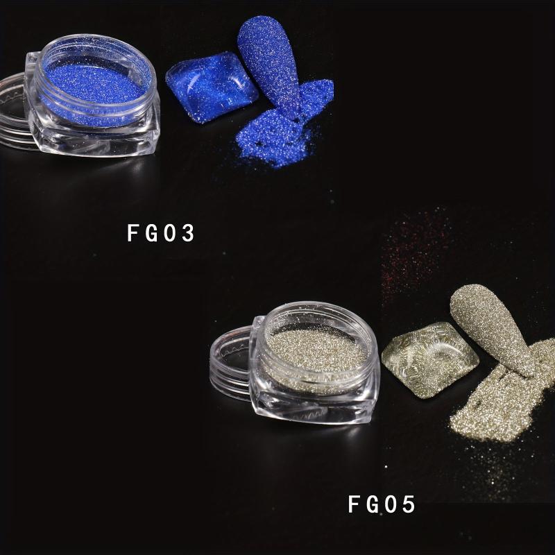 Reflective Diamond Nail Powder Glitter Dust Holographic Bright Party Nightclub