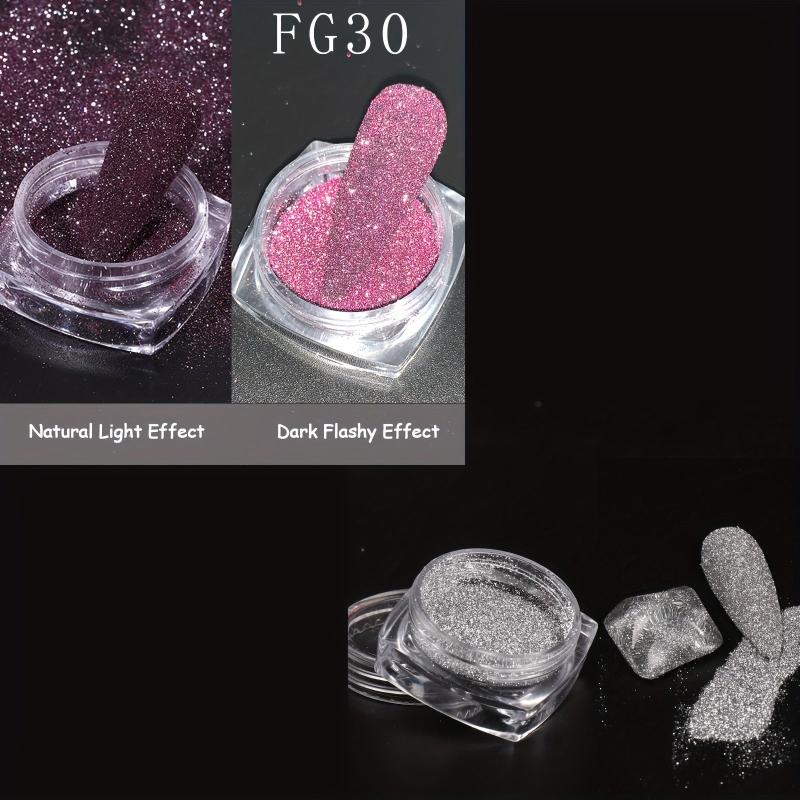 Reflective Diamond Nail Powder Glitter Dust Holographic Bright Party Nightclub