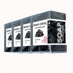 Bamboo Charcoal Essential Soap - Pack of 4