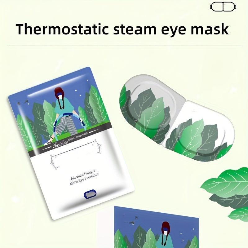 10pcs Mugwort Steam Eye Mask for Relaxation and Eye Protection