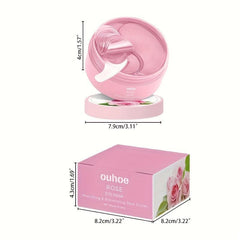 Pink Rose Eye Mask Reduces Fine Lines Dark Circles Moisturizes Skin
