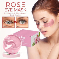 Pink Rose Eye Mask Reduces Fine Lines Dark Circles Moisturizes Skin