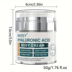 Hyaluronic Acid Body Cream for Dry Skin - Daily Moisturizing Lotion