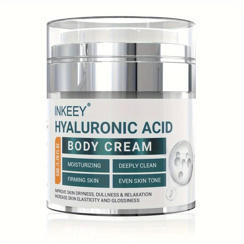 Hyaluronic Acid Body Cream for Dry Skin - Daily Moisturizing Lotion