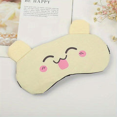 Cartoon Eye Mask Sleep Ice Compress Fun Sleep Eye Protection