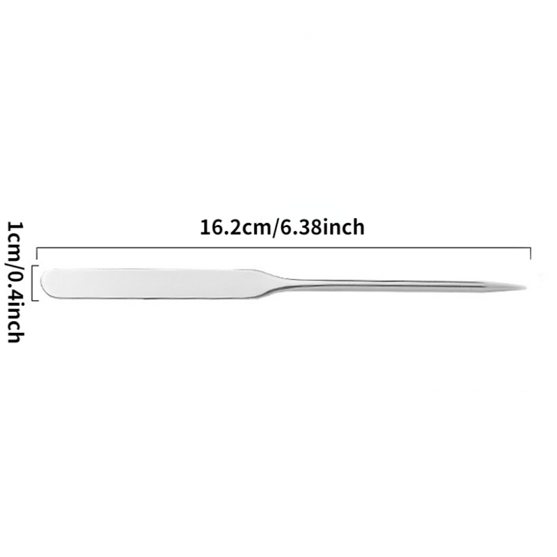 Dual Heads Makeup Spatula Stainless Steel