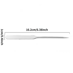 Dual Heads Makeup Spatula Stainless Steel