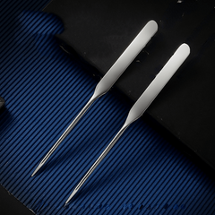 Dual Heads Makeup Spatula Stainless Steel