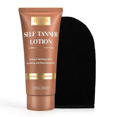 Organic Self Tanner Set with Tanning Mitt - Sunless Tanning Lotion