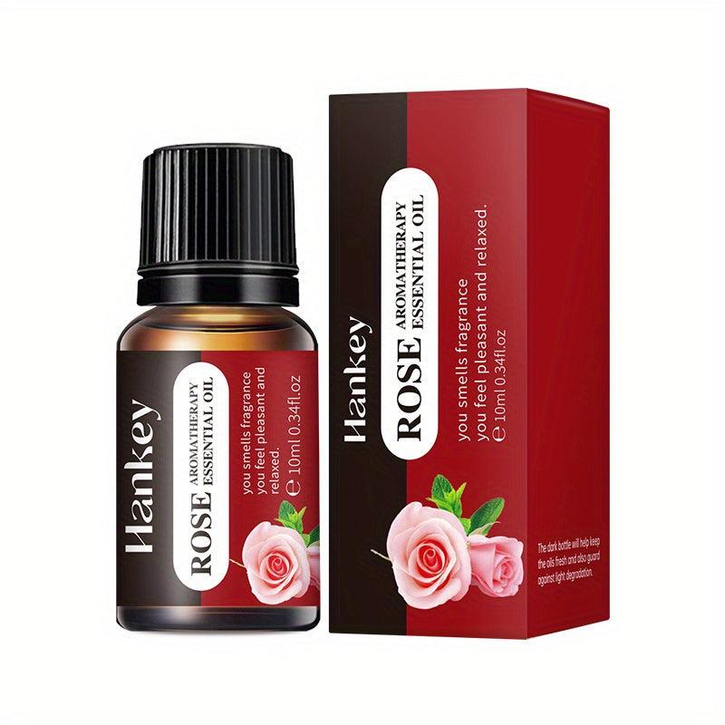 Organic 8-Piece Aromatherapy Essential Kit: Rose Ocean Lily