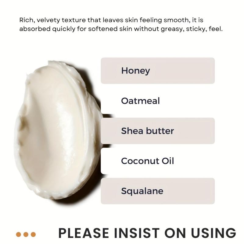 4oz Honey Body Cream Moisturizer for Brazilian Bum Bum Look