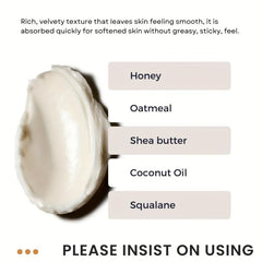 4oz Honey Body Cream Moisturizer for Brazilian Bum Bum Look