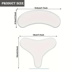 Silicone Chest & Neck Wrinkle Pads 2-Pack