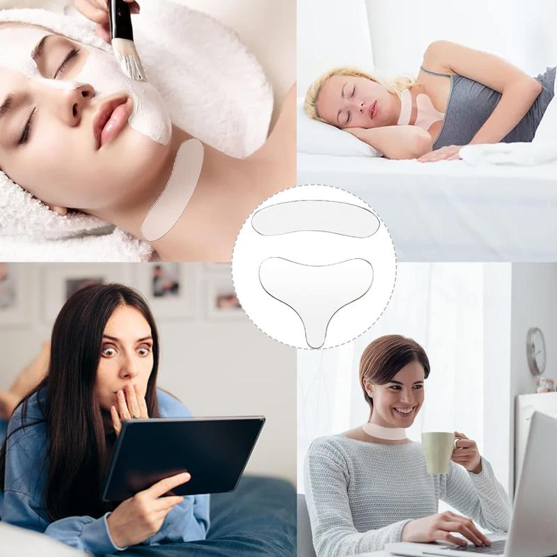 Silicone Chest & Neck Wrinkle Pads 2-Pack