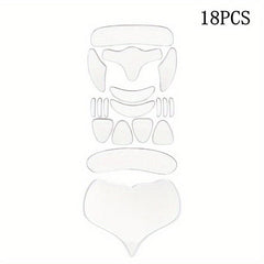 18pcs Silicone Wrinkle Patch Forehead Neck Chin Age-Resisting Lift Sticker