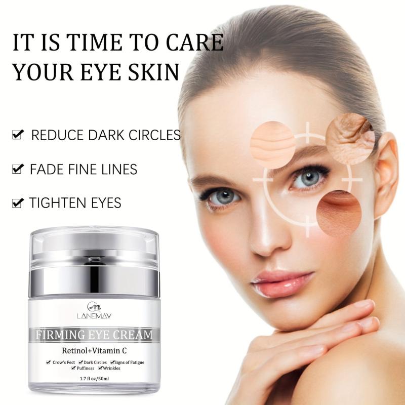 Retinol & Vitamin C Eye Cream for Dark Circles & Puffiness