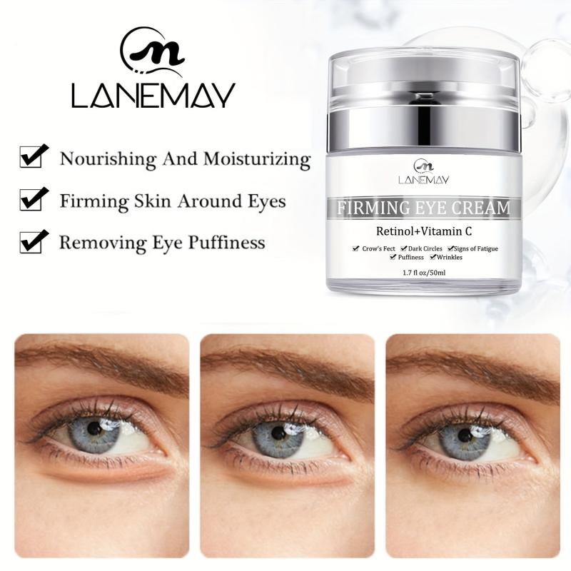 Retinol & Vitamin C Eye Cream for Dark Circles & Puffiness
