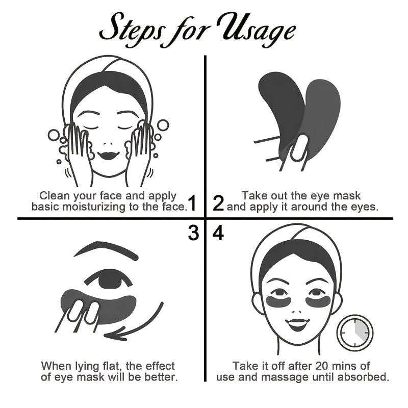 Crystal Under Eye Mask for Moisturizing and Reducing Puffiness