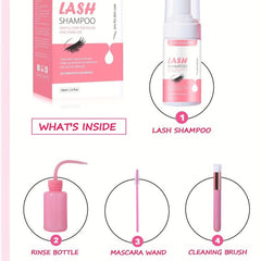 Eyelash Shampoo Set for False Eyelashes