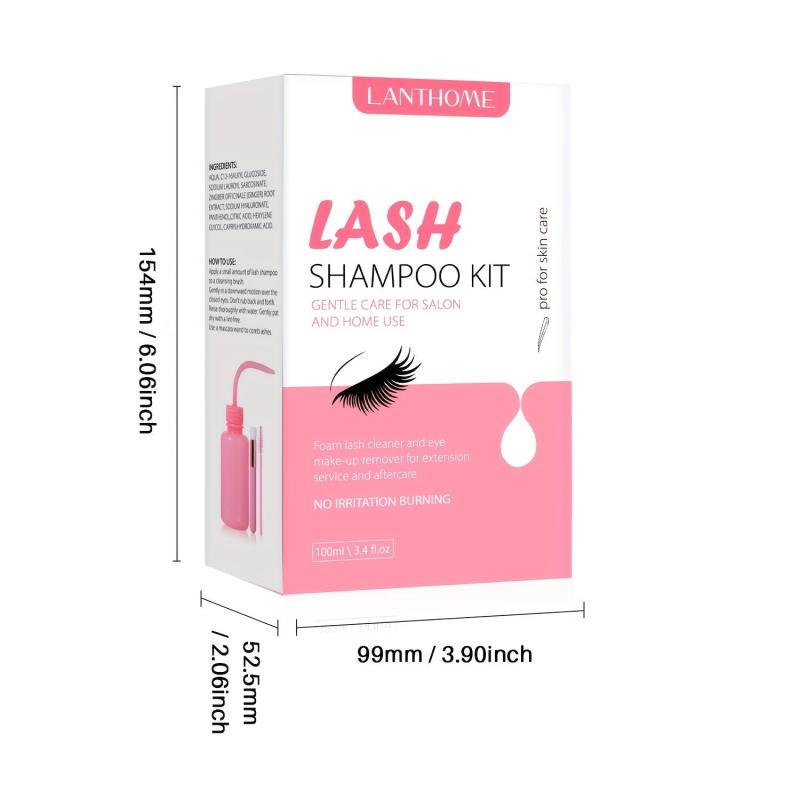 Eyelash Shampoo Set for False Eyelashes