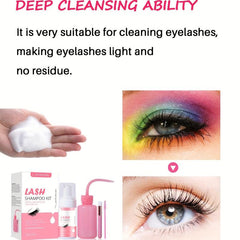 Eyelash Shampoo Set for False Eyelashes