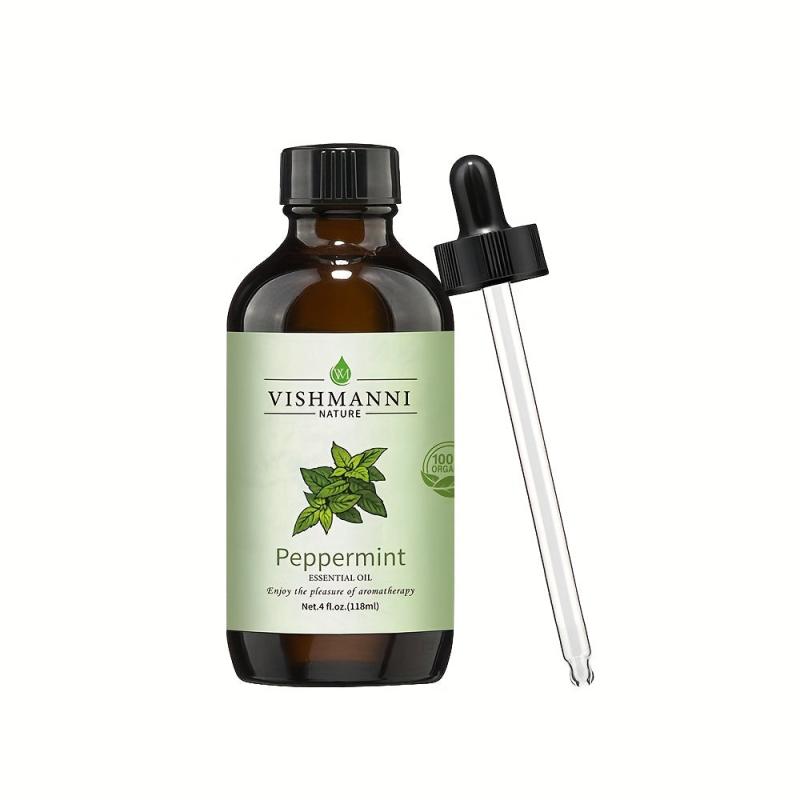 Organic Essential Oils Gift Set with Glass Dropper