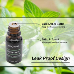 Peppermint Essential Oil 10mL Aromatherapy Refreshing Fragrance