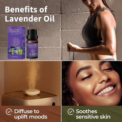 Lavender Aromatherapy Oil 10ml - Skin Nourishing Massage Oil