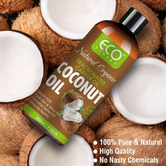 100% Natural Coconut Body Massage Oil for All Skin Types
