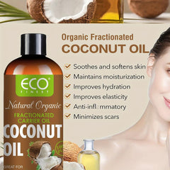 100% Natural Coconut Body Massage Oil for All Skin Types