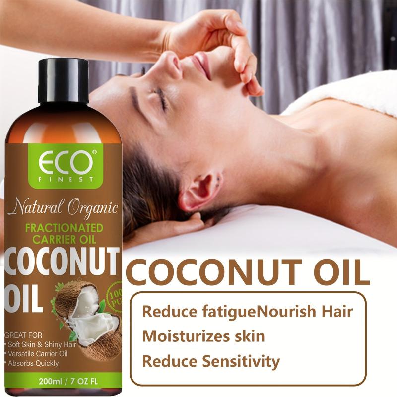 100% Natural Coconut Body Massage Oil for All Skin Types