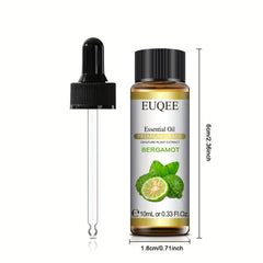 100% Pure Natural Bergamot Essential Oil 10ml - Aromatherapy Massage Bath