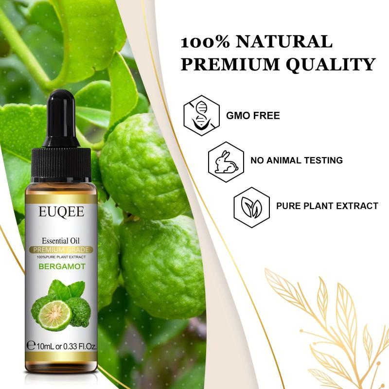 100% Pure Natural Bergamot Essential Oil 10ml - Aromatherapy Massage Bath