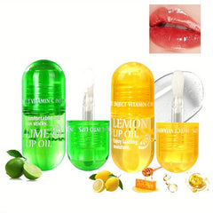 Natural Lip Plumper & Lip Care Serum Lemon Lip Mask 0.26oz Day & Night
