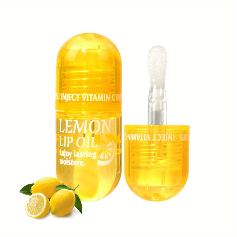 Natural Lip Plumper & Lip Care Serum Lemon Lip Mask 0.26oz Day & Night