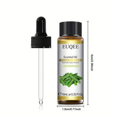 100% Pure Lemongrass Essential Oil 10ml - Aromatherapy Massage Bath Relaxation