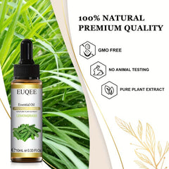 100% Pure Lemongrass Essential Oil 10ml - Aromatherapy Massage Bath Relaxation