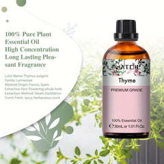 30ml Thyme Essential Oil for Aromatherapy Diffusers Humidifiers